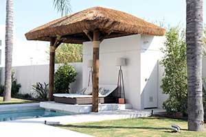 pergola techos tropicales